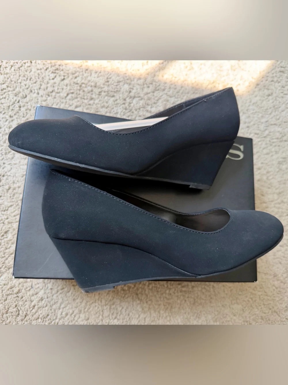 Classic Black Women's Wedge Pumps